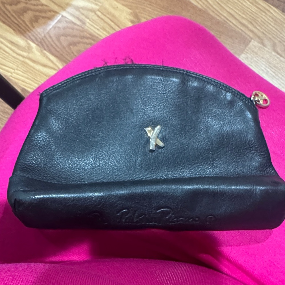 Paloma Picasso Black Clutch with Gold Accent - Picture 9 of 12